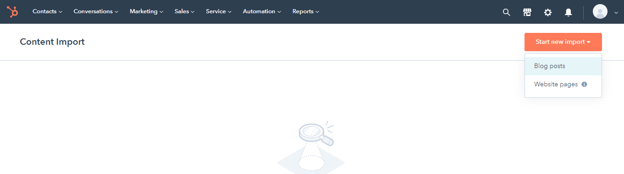 Hubspot new import